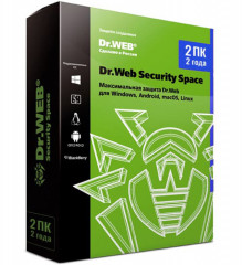 Dr.Web Security Space КЗ на 24 мес. 2 лиц (ESD) LHW-BK-24M-2-A3