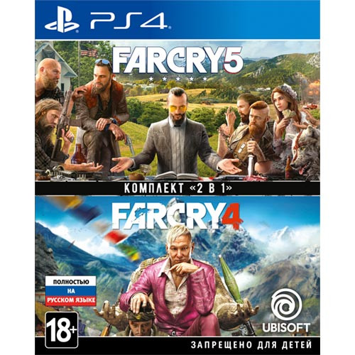 PS4 игра Комплект Far Cry 4 + Far Cry 5